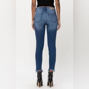 Cello Women's Denim Fringed Skinny Jeans.    Size-9